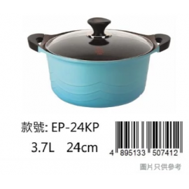 EAGLE 鷹牌EP24KP/24cm不鏽鋼花崗岩六層雙耳煲(韓國製)