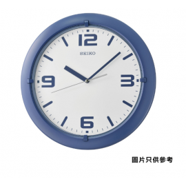 SEIKO 精工 圓掛鐘(藍) QXA767L