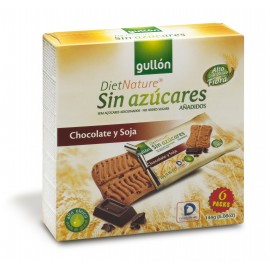 西班牙Gullon無添加糖朱古力黃豆曲奇餅144克
