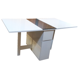 White/Grey Glass Gateley Dinning Table FT006N