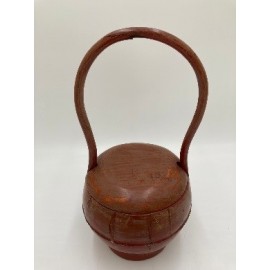 中式漆器木籃